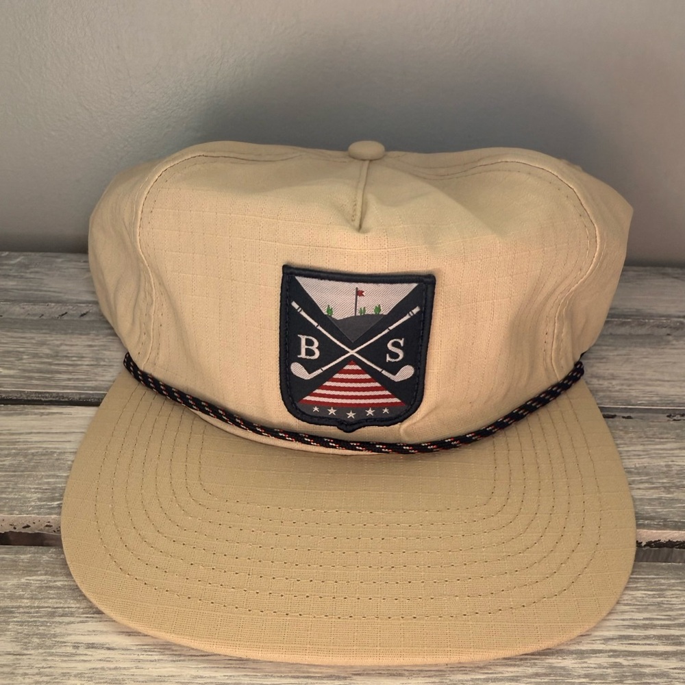 BS Beige Golf Cap